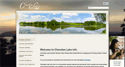 Desktop Screenshot of cherokeelakeinfo.com